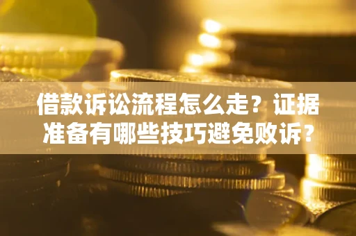 济南借款诉讼流程怎么走？证据准备有哪些技巧避免败诉？
