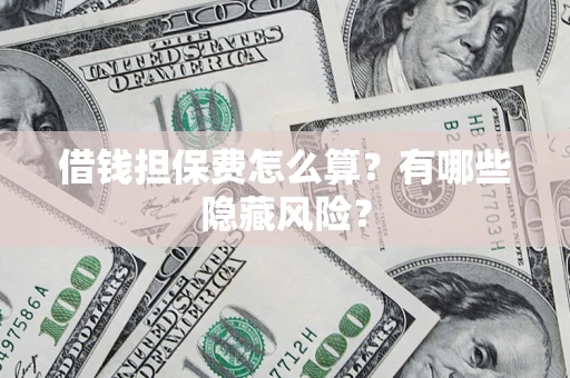 济南借钱担保费怎么算？有哪些隐藏风险？