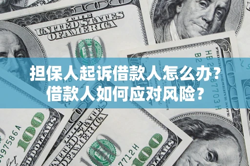 济南担保人起诉借款人怎么办？借款人如何应对风险？