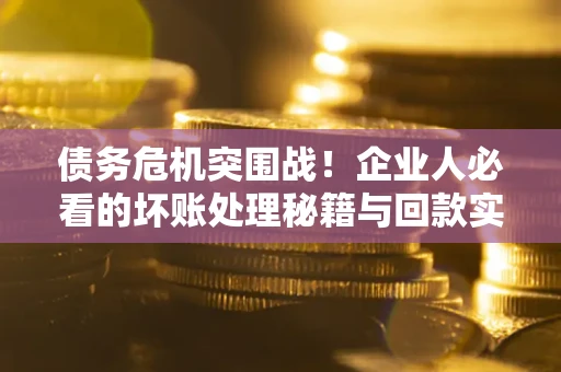 济南债务危机突围战！企业人必看的坏账处理秘籍与回款实战指南